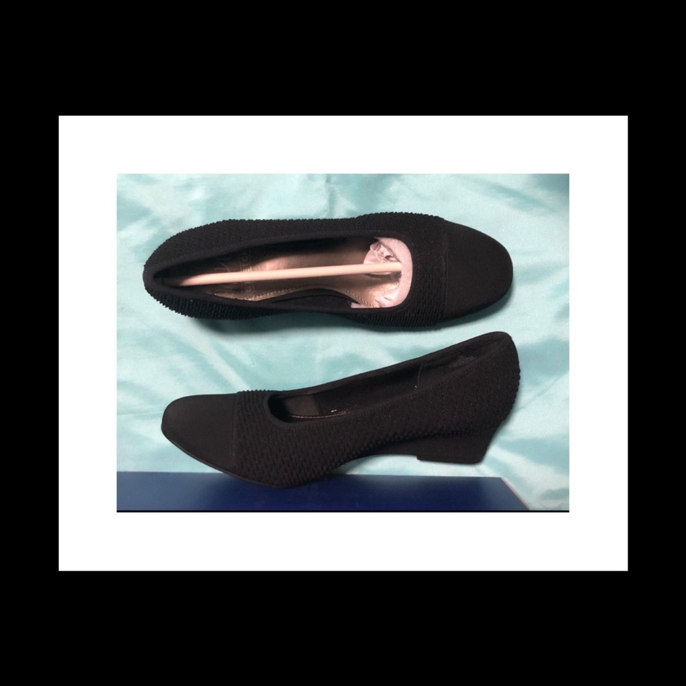 IMPO black kitten mesh heels